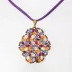 Symphony - Malvina Oval-Purple Suedine - 2